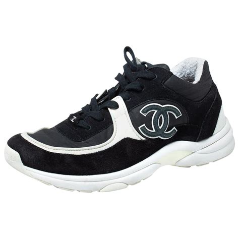 chanel cc mens trainers|chanel trainers black and white.